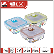 Vacuum Microwavable Freshness Preservation Glass Food Container